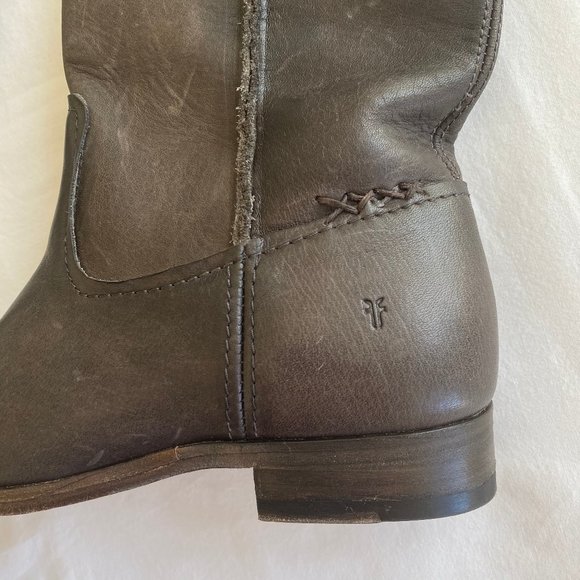 Frye | Shoes | Frye Cara Tall Boot Leather Pull On Western 75 | Poshmark